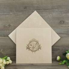 Foiling Invitation Card With Hand Bag Embossing Wedding Card Elegant Invitation Customized 